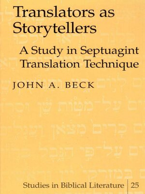 cover image of Translators as Storytellers